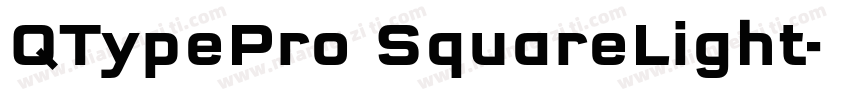 QTypePro SquareLight字体转换